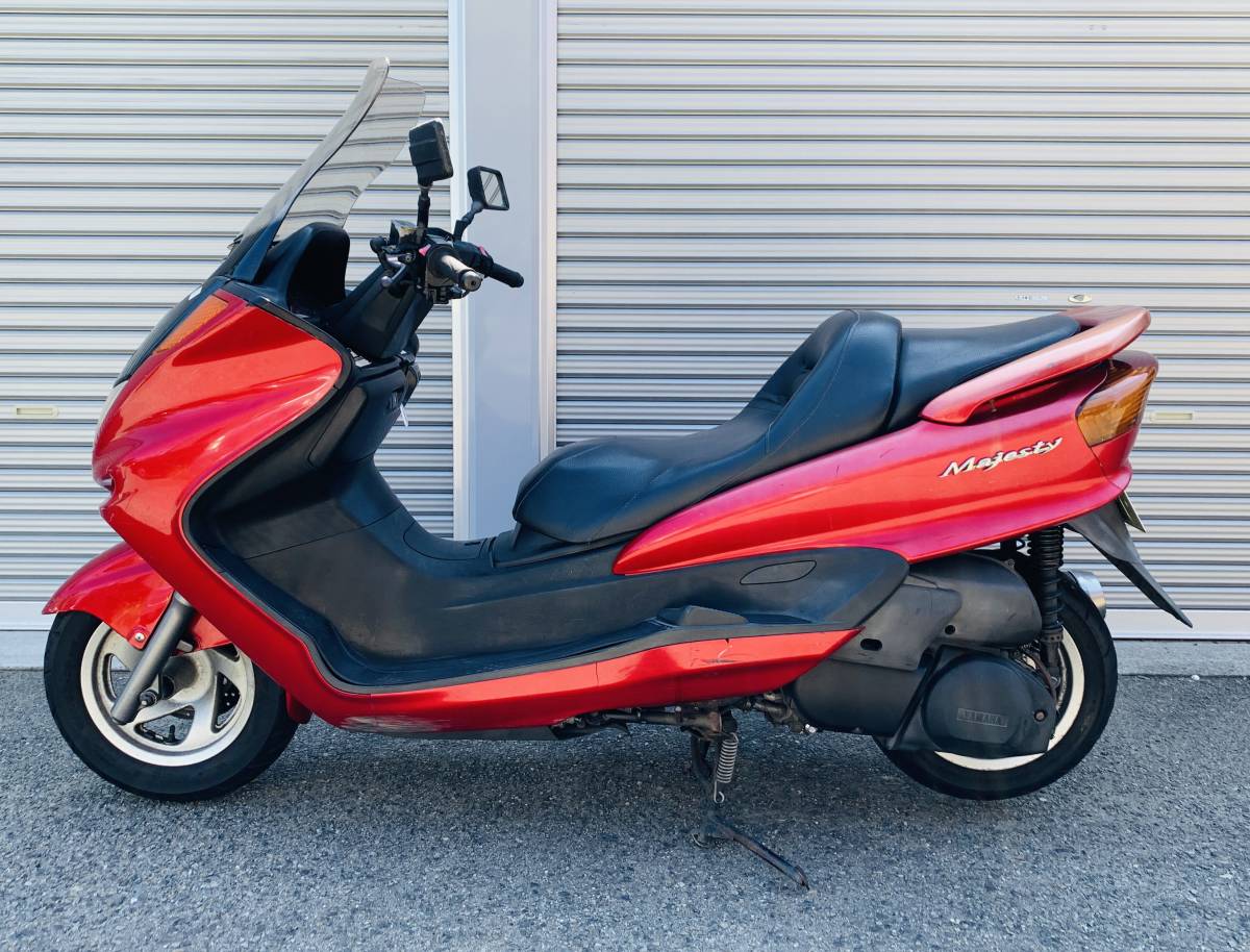 お買い得，SALE マジェスティー250 SG03J ノーマル車 赤 兵庫県から(126cc-250cc)｜売買されたオークション情報、yahooの商品情報をアーカイブ公開 - オークファン 126cc-250cc
