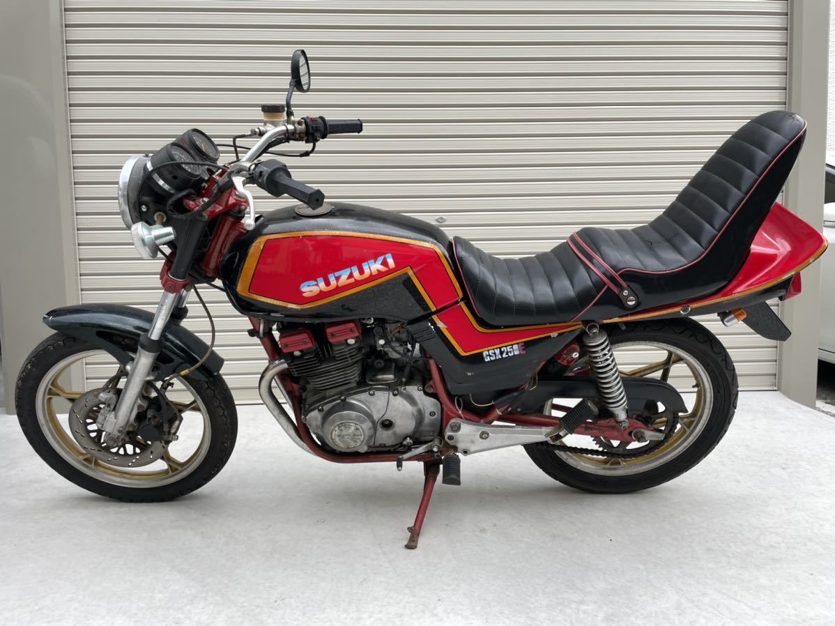 GSX250E カタナ ゴキ 書なし 実働 ジャンク品(126cc-250cc)｜売買され 