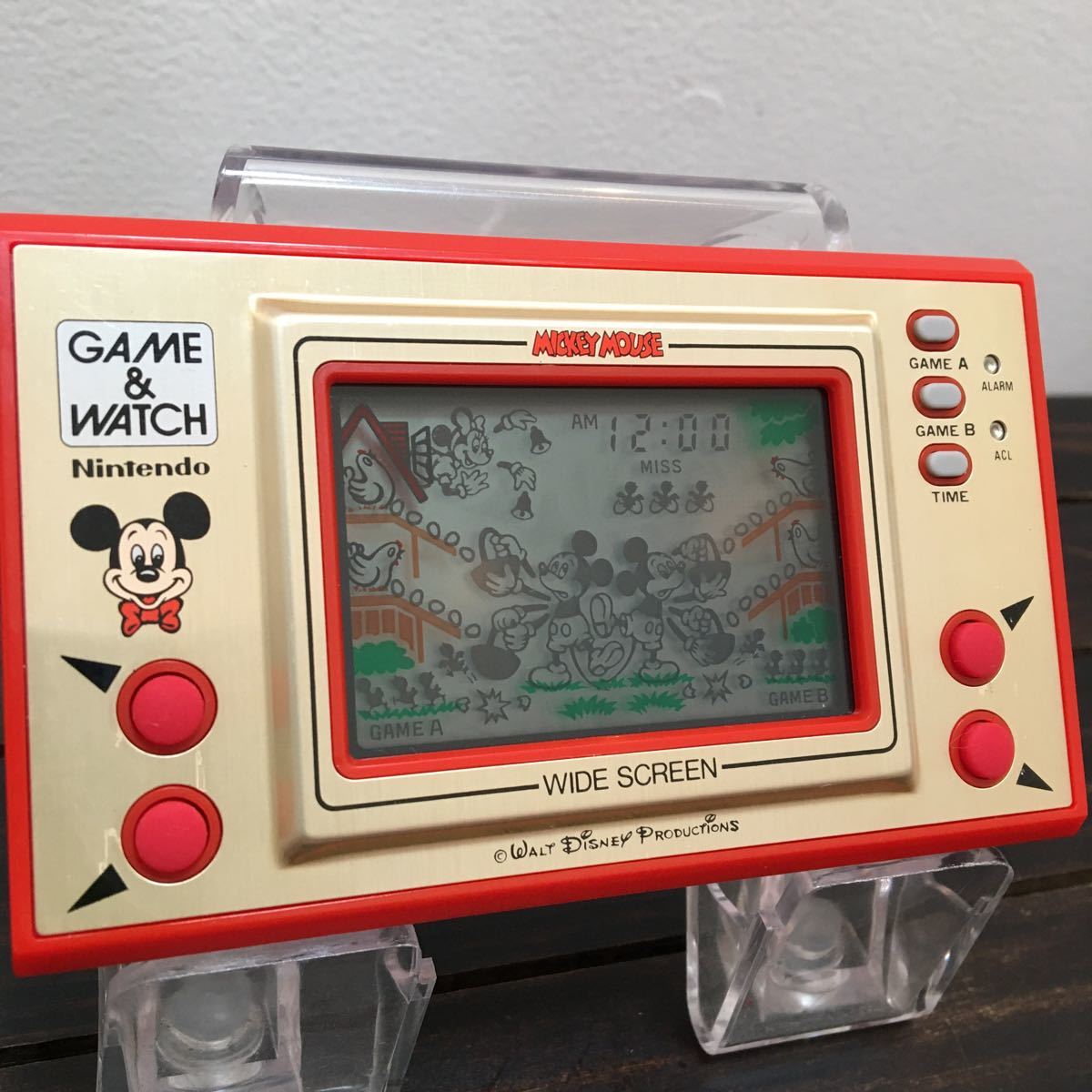ゲーム&ウォッチ ミッキーマウス 箱•説明書付き Nintendo 任天堂