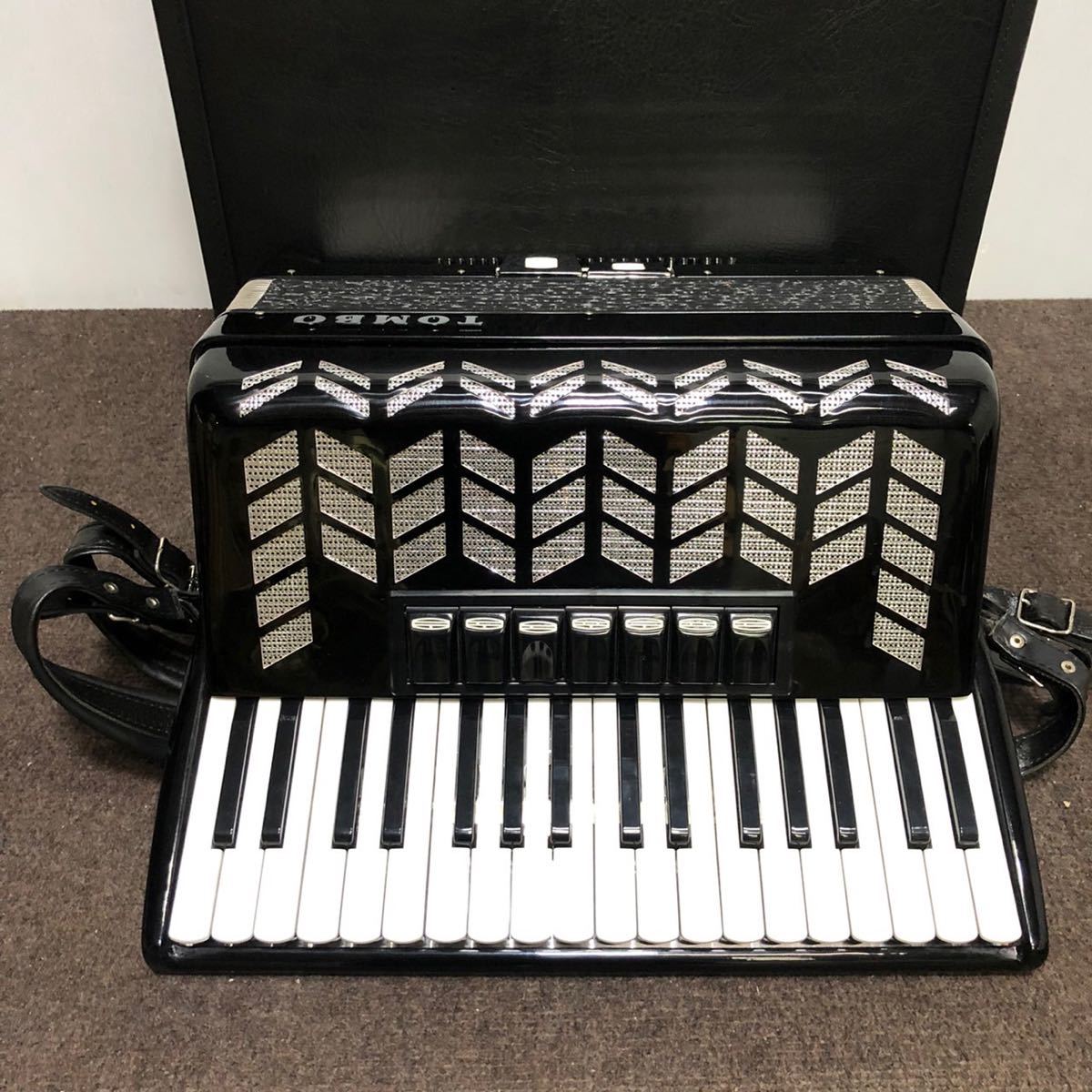 KI072）TOMBO トンボ アコーディオン J48 ハードケース 