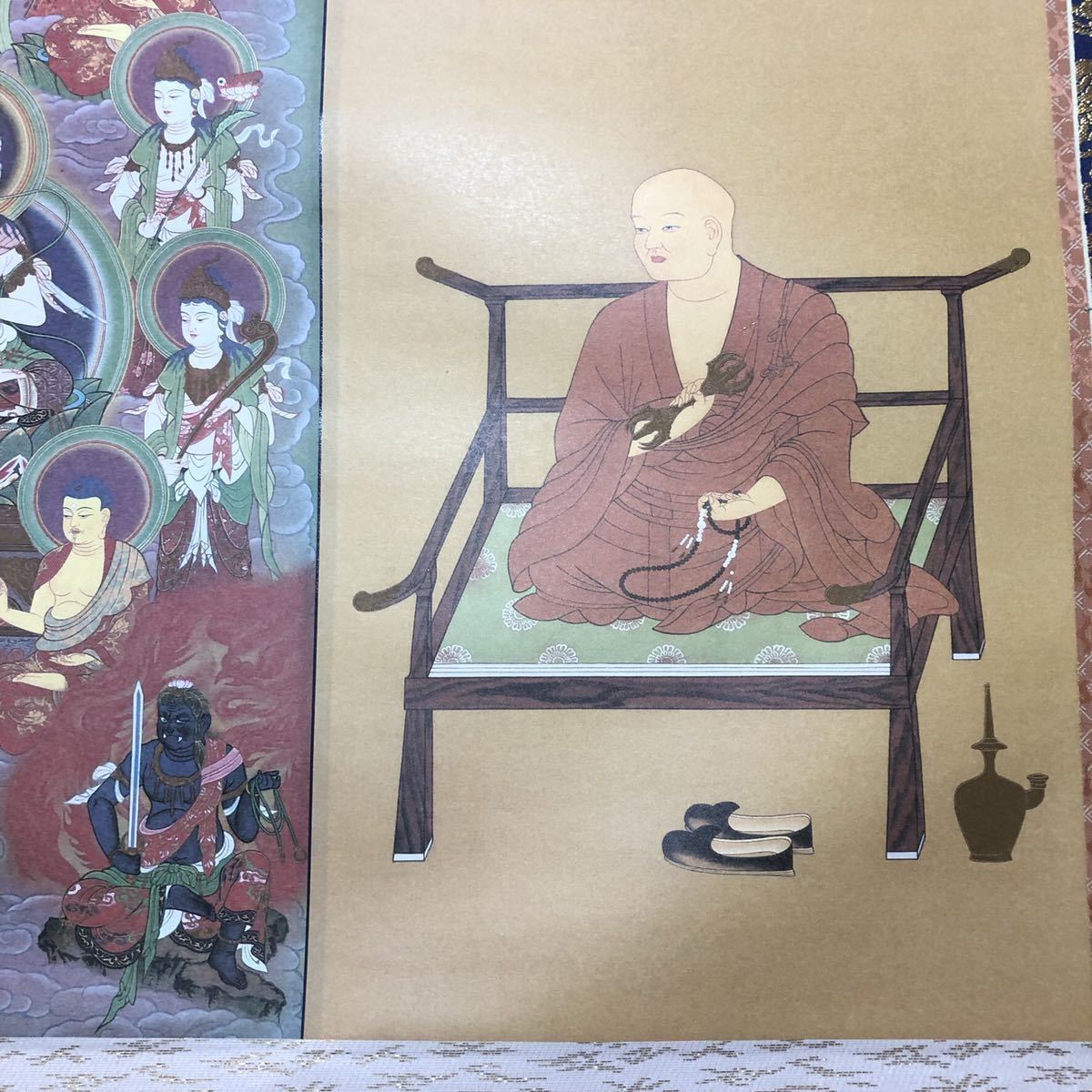 掛け軸 掛け軸 不動明王二童子像 図 【公式通販】