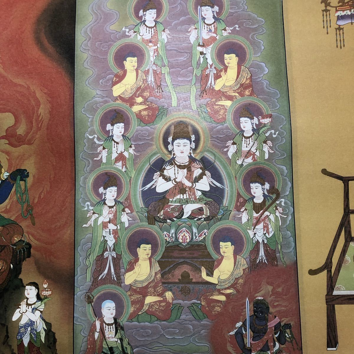 掛け軸 掛け軸 不動明王二童子像 図 掛軸〈重文 不動明王二童子像（赤不動）〉京都便利堂オンラインショップ