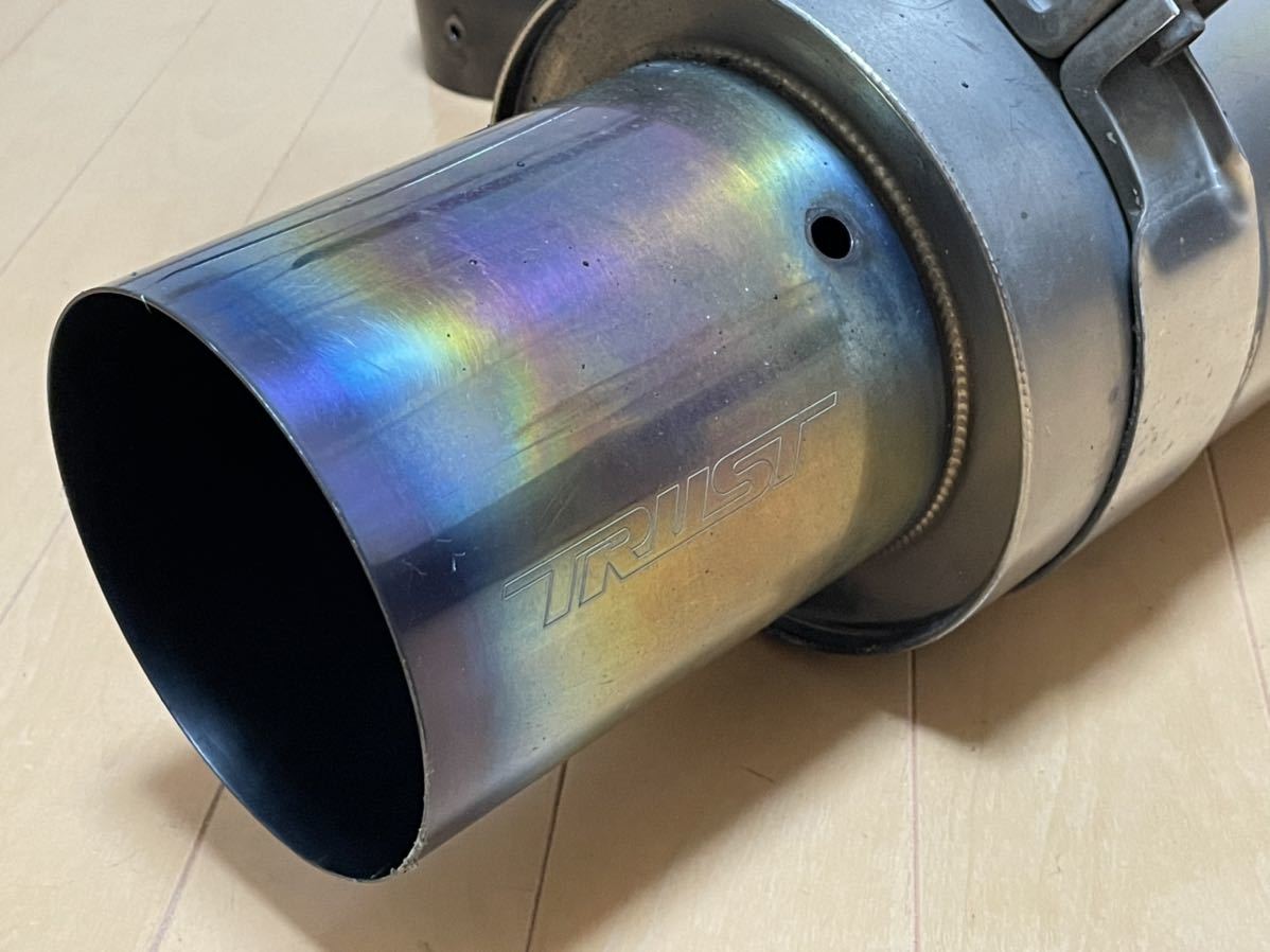 TRUST GReddy パワーエクストリームTI-Rマフラー⁄PE Ti-R のパーツ