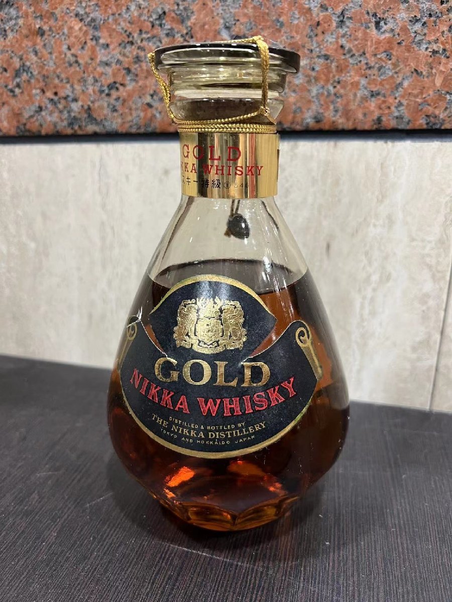 定番，お買い得 未開栓古酒 ニッカ ウイスキー ゴールド 特級720ml 43