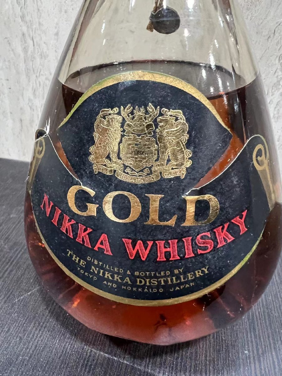 定番，お買い得 未開栓古酒 ニッカ ウイスキー ゴールド 特級720ml 43