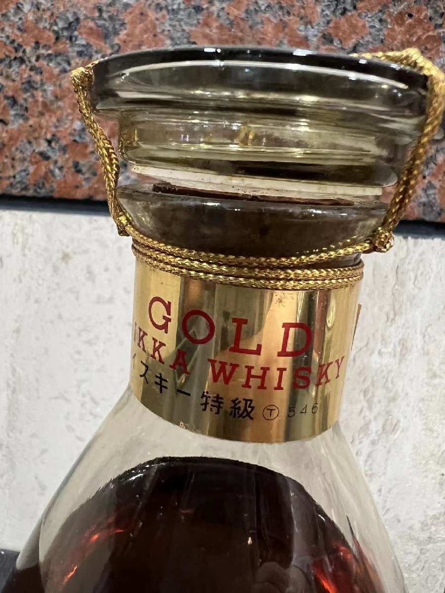 定番，お買い得 未開栓古酒 ニッカ ウイスキー ゴールド 特級720ml 43