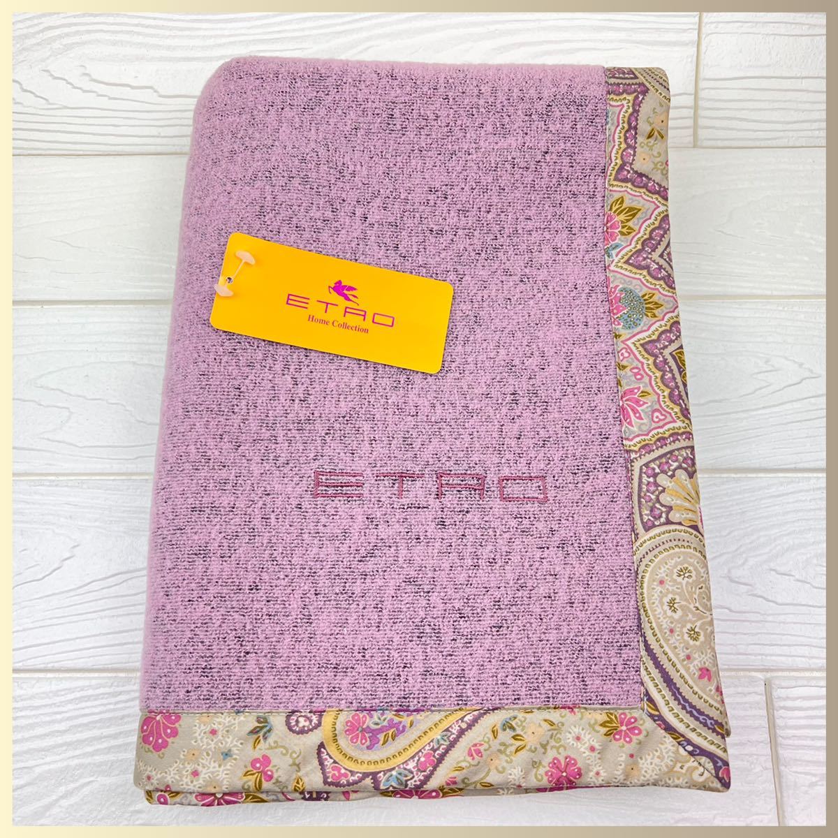 ETROエトロ ペイズリー ガーゼ ハーフケット パープル ピンク 総柄