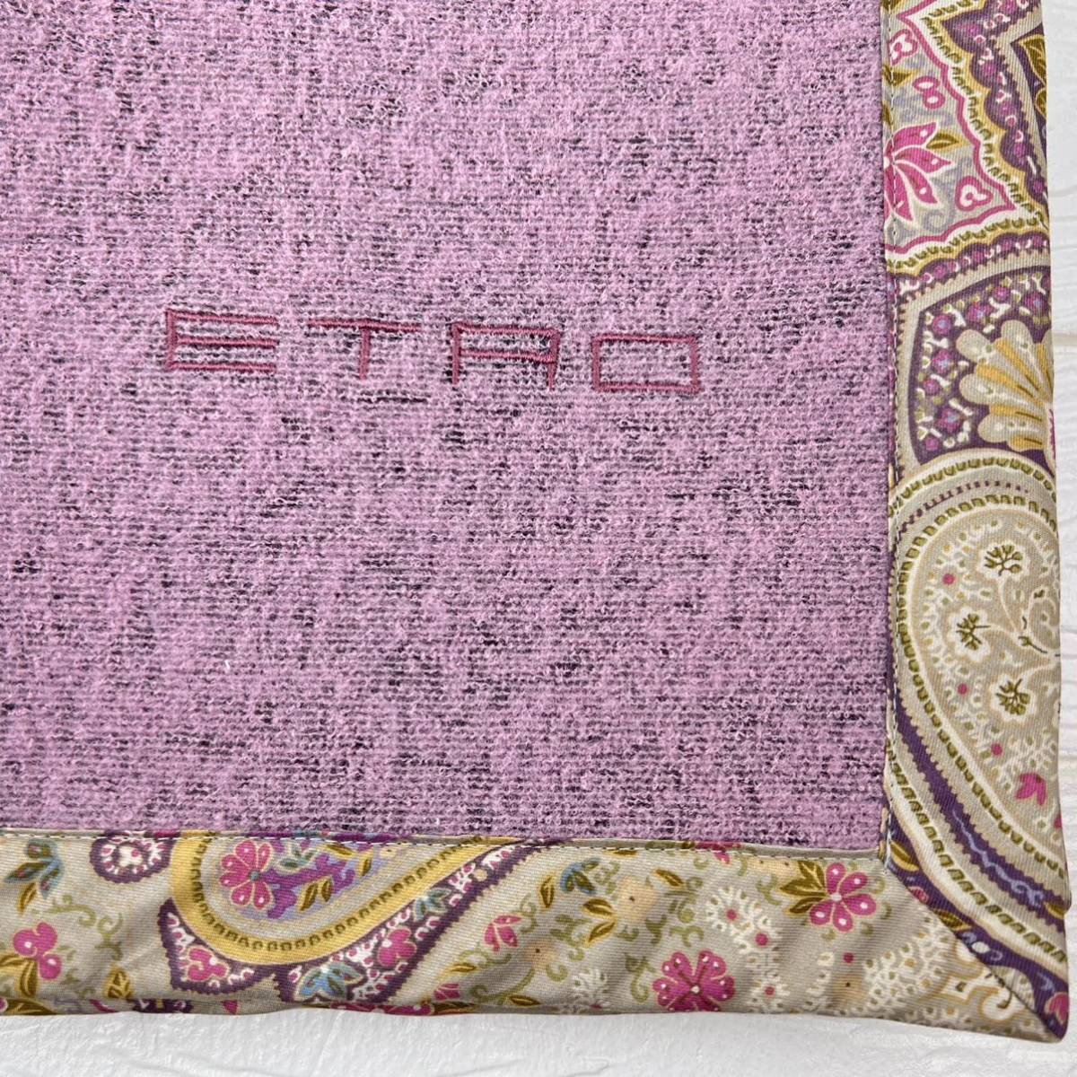 ETROエトロ ペイズリー ガーゼ ハーフケット パープル ピンク 総柄