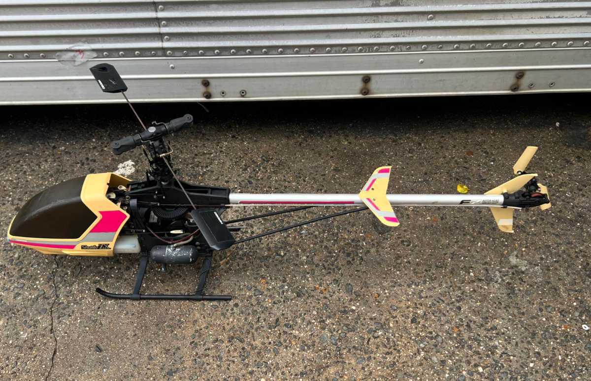 ヒロボー製ヘリコプター First flight after restoration | Hirobo