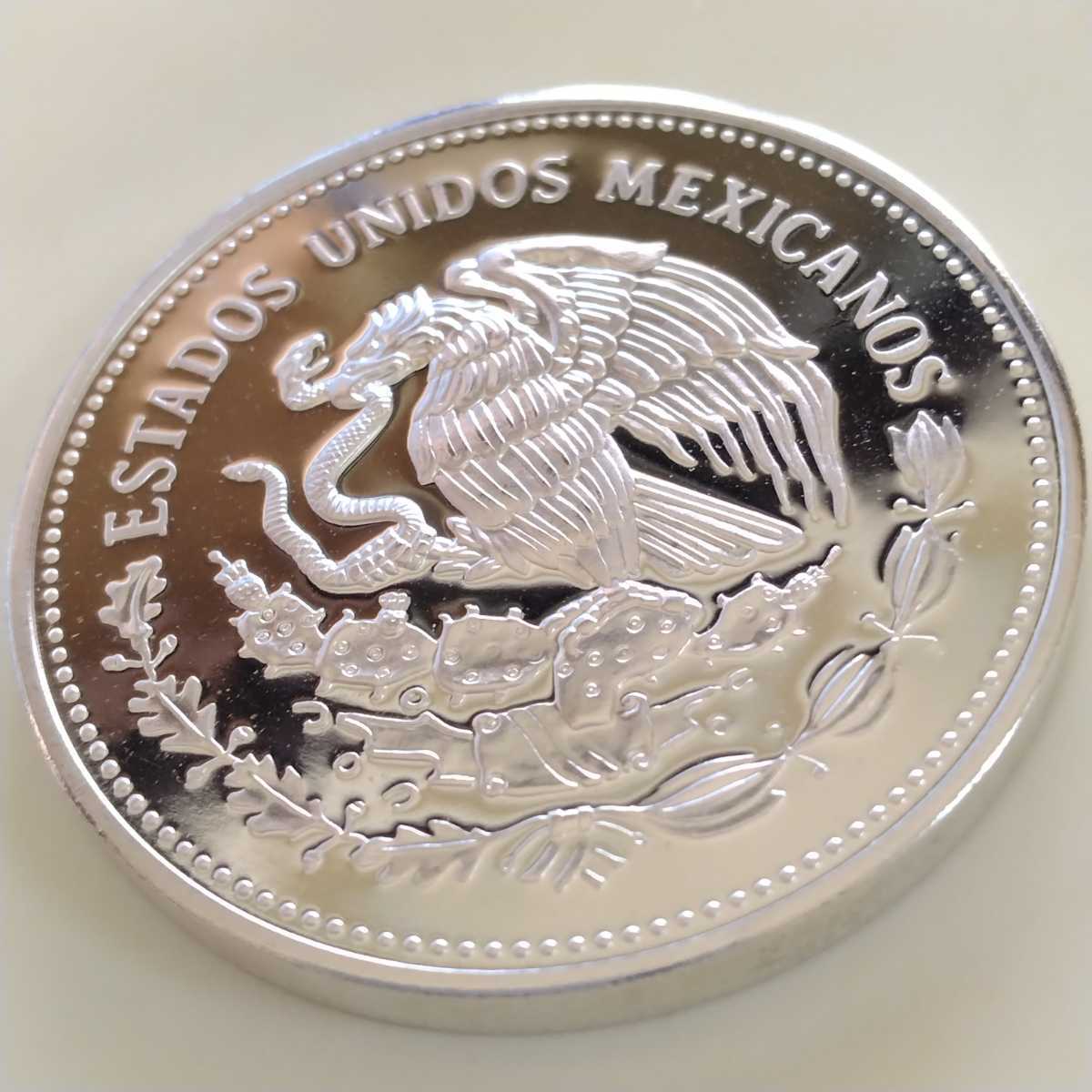 メキシコ 1987 100ペソ銀貨 プルーフ 【公式通販】