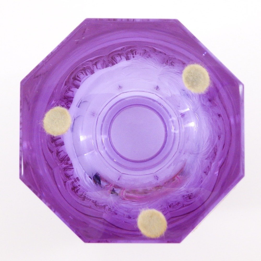 1円～ Moser モーゼル フラワーベース 箱付属 花瓶 ハンドメイド 馬