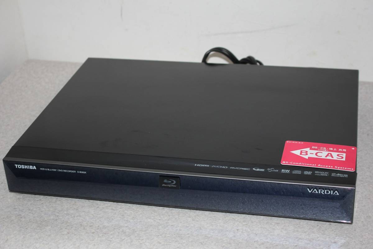 東芝 D-B305K ブルーレイレコーダー 簡易確認済み 現状品