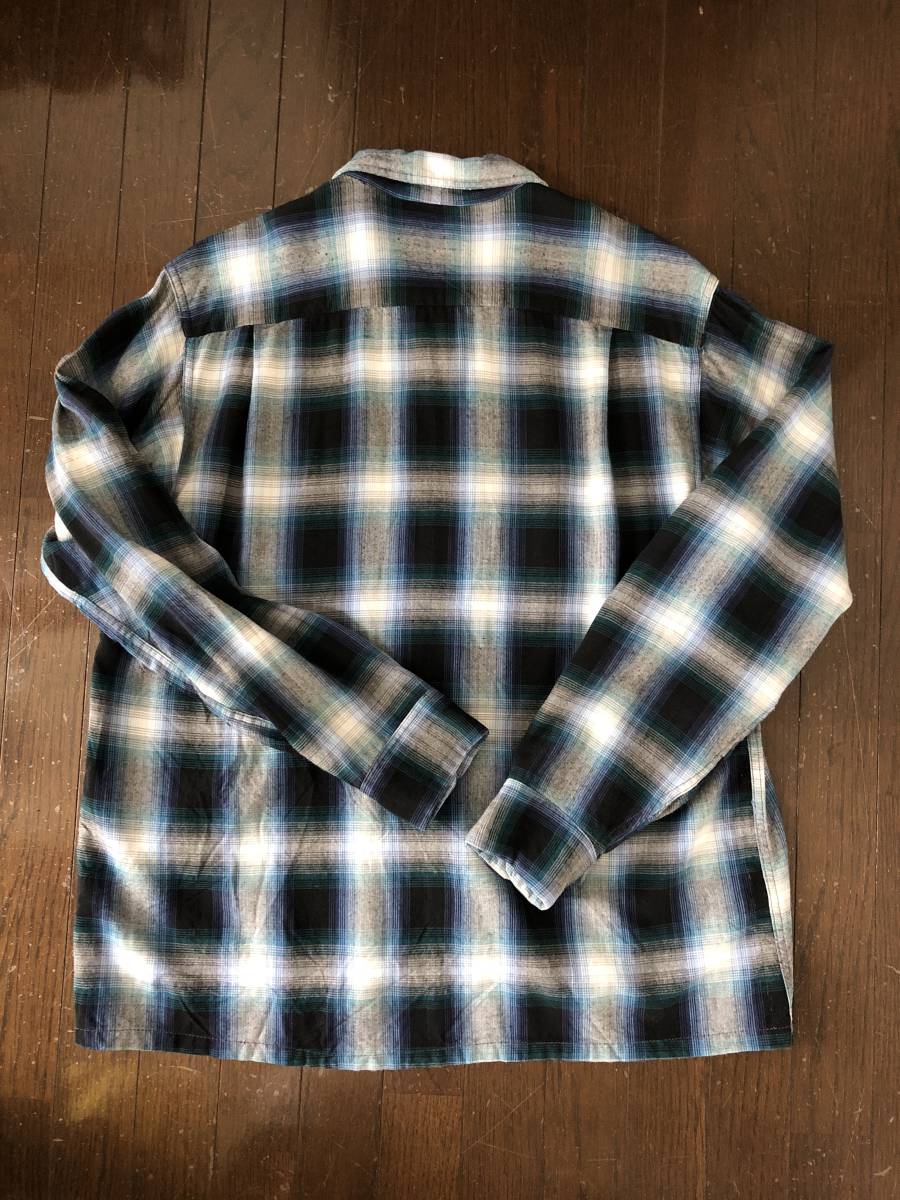 60s towncraft オンブレ 開襟シャツ Mサイズ Penneys )検用 15 ハーフ 
