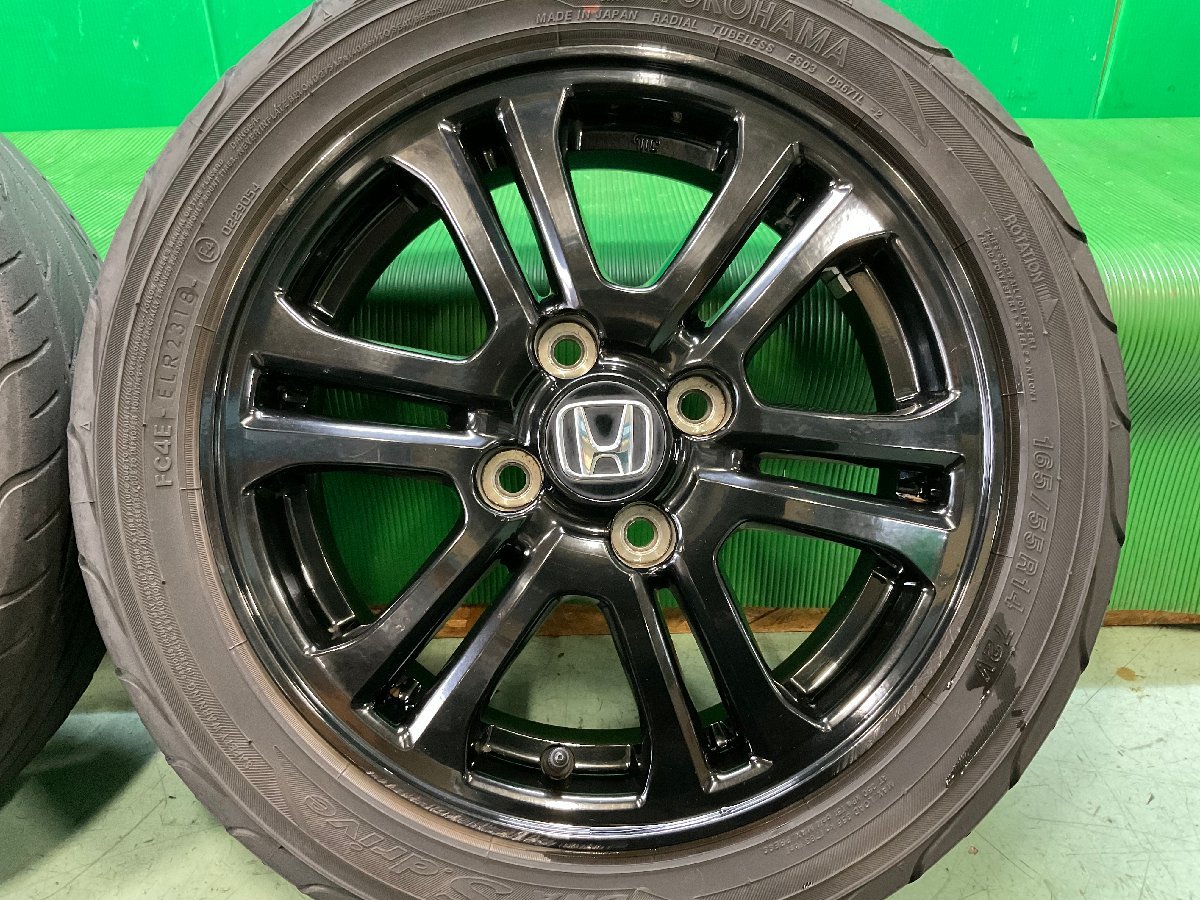 N-BOX カスタム JF1 純正 14インチ アルミホイール 黒 軽自動車 N-ONE