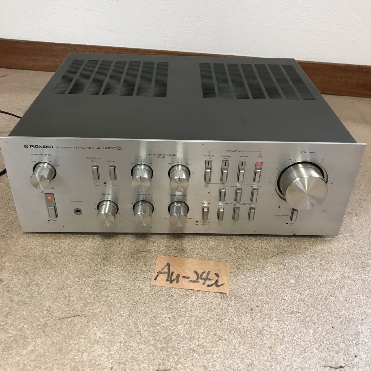 A-8800X プリメインアンプ パイオニア プリメイン 0 II PIONEER