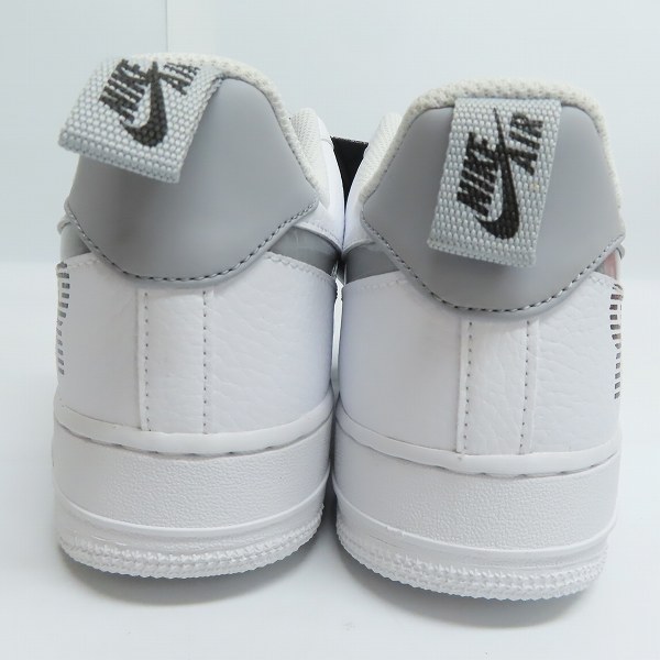 未使用】NIKE/ナイキ AIR FORCE 1 07 LV8 2 100WHT/WLFGY BQ4421-100  