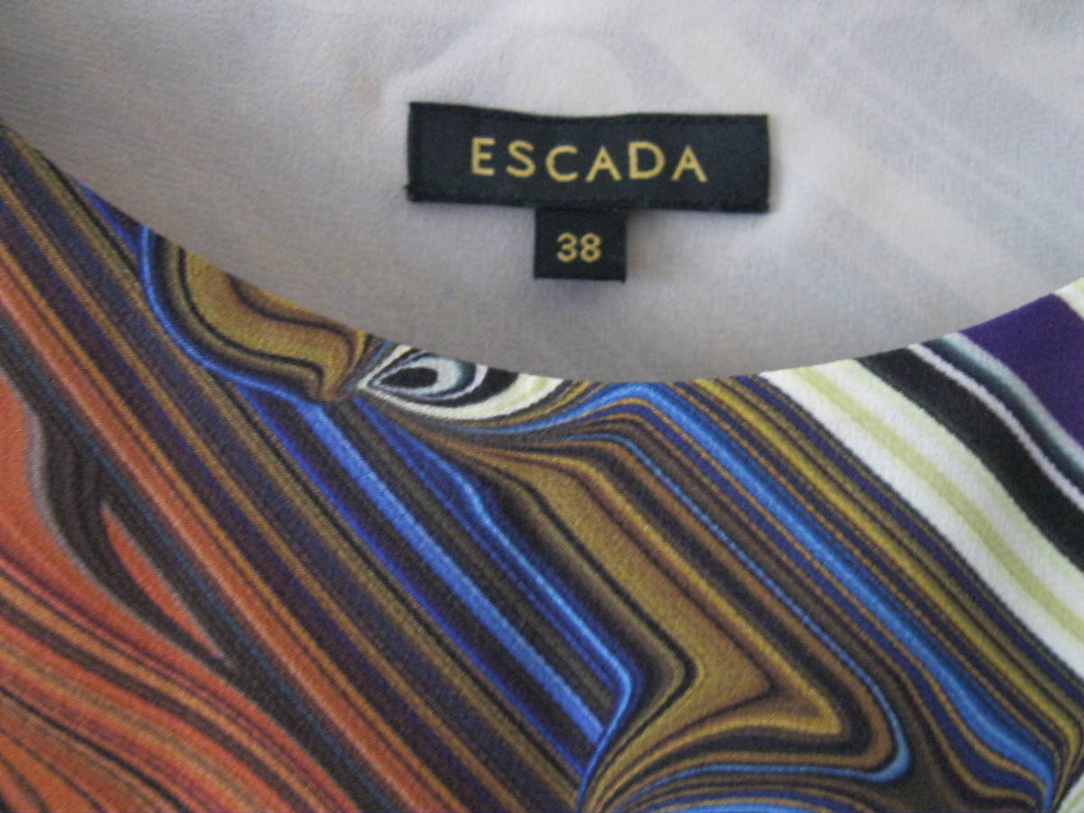 ESCADA エスカーダ シルクデザインワンピース ESCADA エスカーダ ワンピース 0 LA6353 155／80