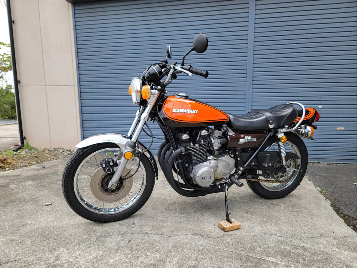 Z1 Z2 750rs KZ z1000 mk2 z750fx 550fx cibie SP vintage gold 一文字 ヘッドライト デメキン リム 検/昭和 ビンテージ シビエ マーシャル Sanctuary Kawasaki Z2 | Bike EXIF