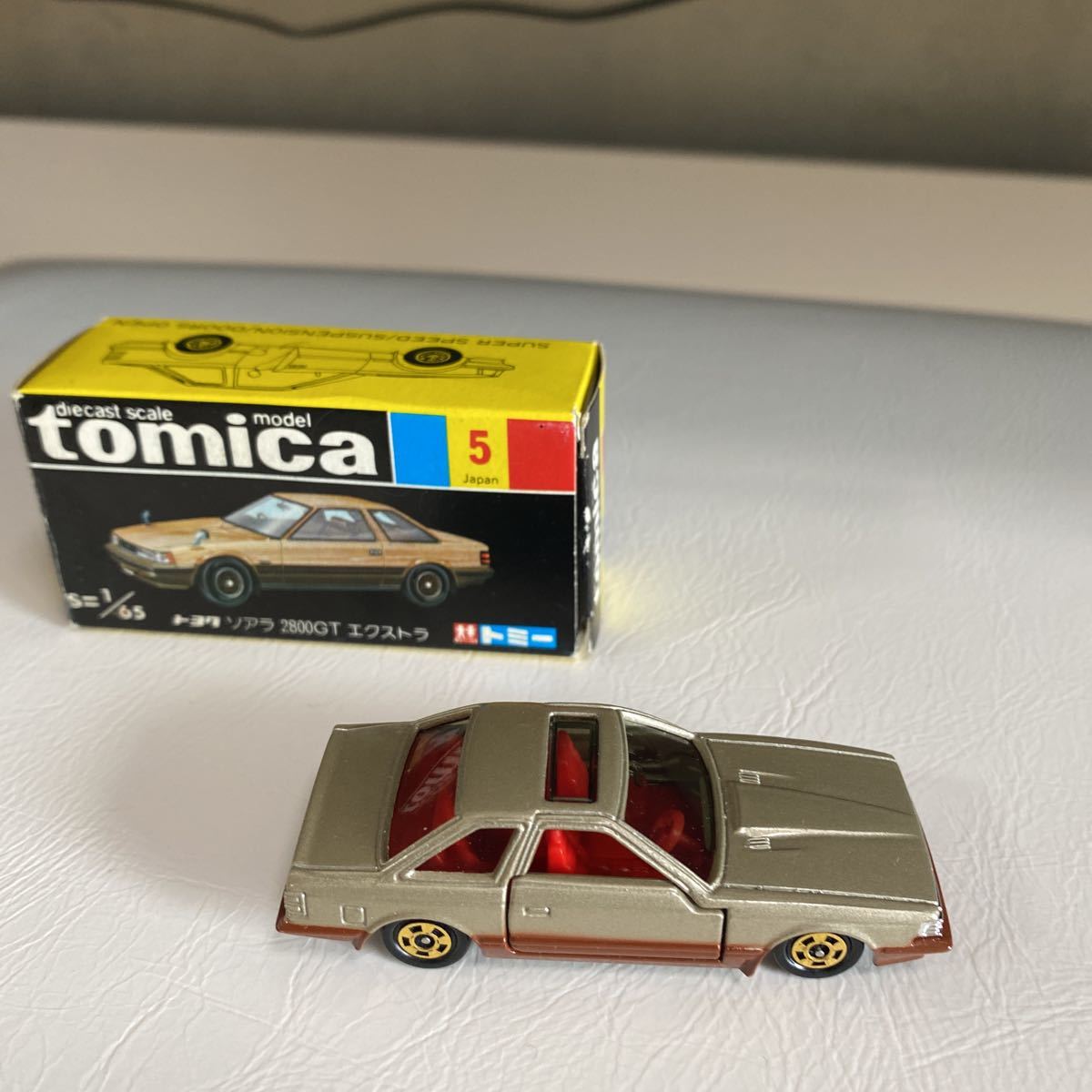 トミカ 黒箱 当時物 トヨタソアラ2800GTエクストラ 日本製