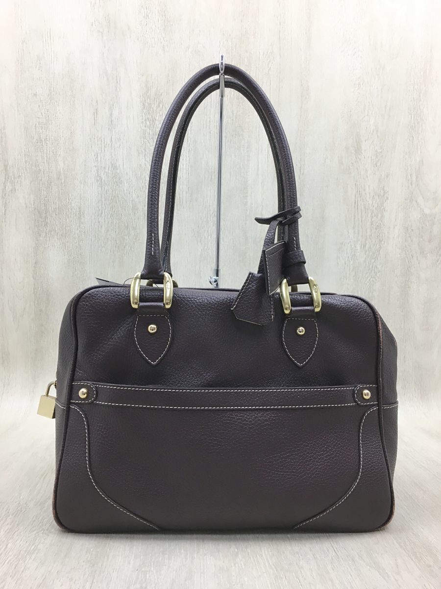  J&M DAVIDSON 手持ちスレ/角スレ/ミニボストンバッグ/レザー/BRW/無地(ハンドバッグ)｜売買されたオークション情報、yahooの商品情報をアーカイブ公開 - オークファン その他