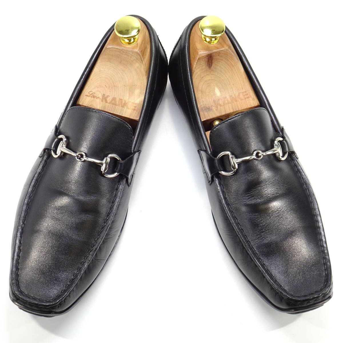 即決 REGAL 24.5cm ビットローファー リーガル メンズ 黒 ブラック 本革 ビジネス 本皮 ビットストラップ 通勤 トラッド モカシン 革靴