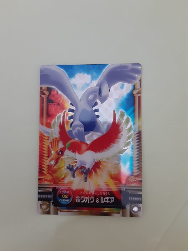 ポケモン ウィークリー カード ルギア　カードダス　PSA5 ポケモンずかんカード カードダス ホウオウ・ルギア カードダス 良品