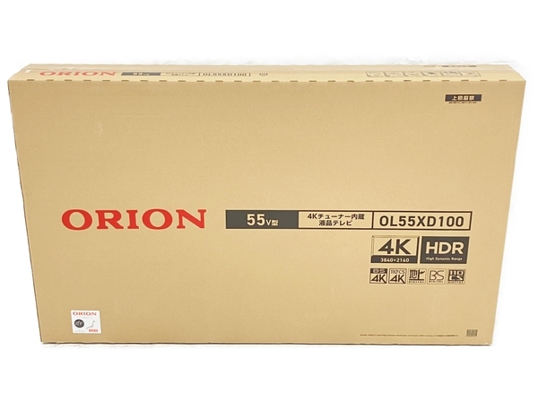 ORION OL55XD100 4K チューナー 内蔵 液晶テレビ HDR 55型 家電