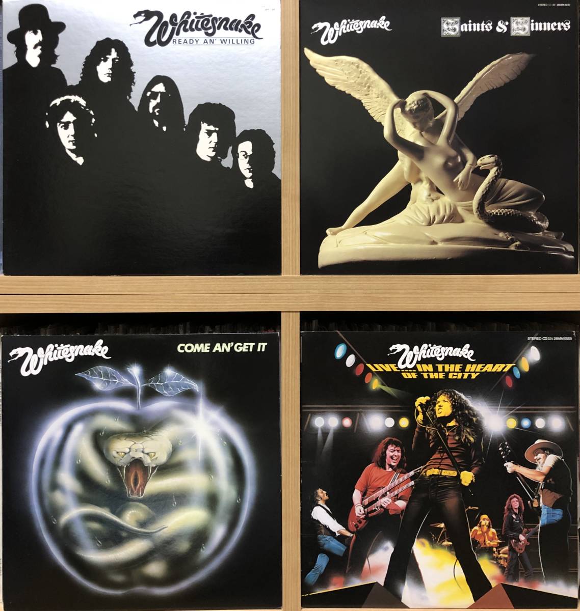 送料無料，正規品 ホワイトスネイク 国内盤LP5枚セット Whitesnake(Whitesnake)｜売買されたオークション情報、yahooの商品情報をアーカイブ公開 - オークファン Whitesnake