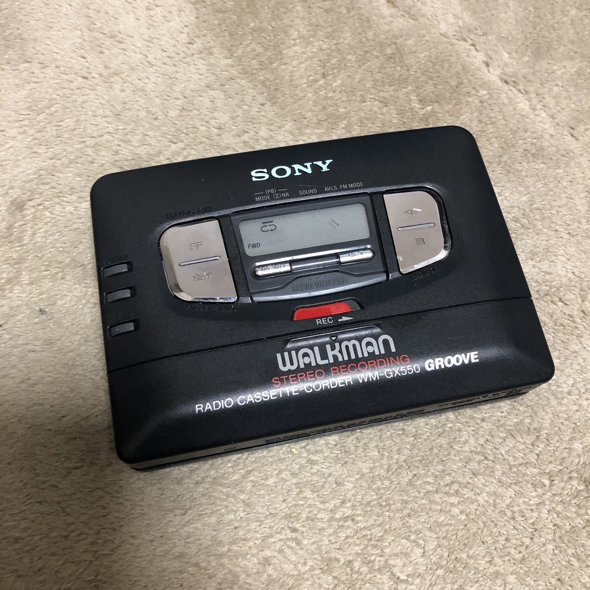 現状品】SONY WALKMAN WM-GX550ソニー カセットウォークマン カセット