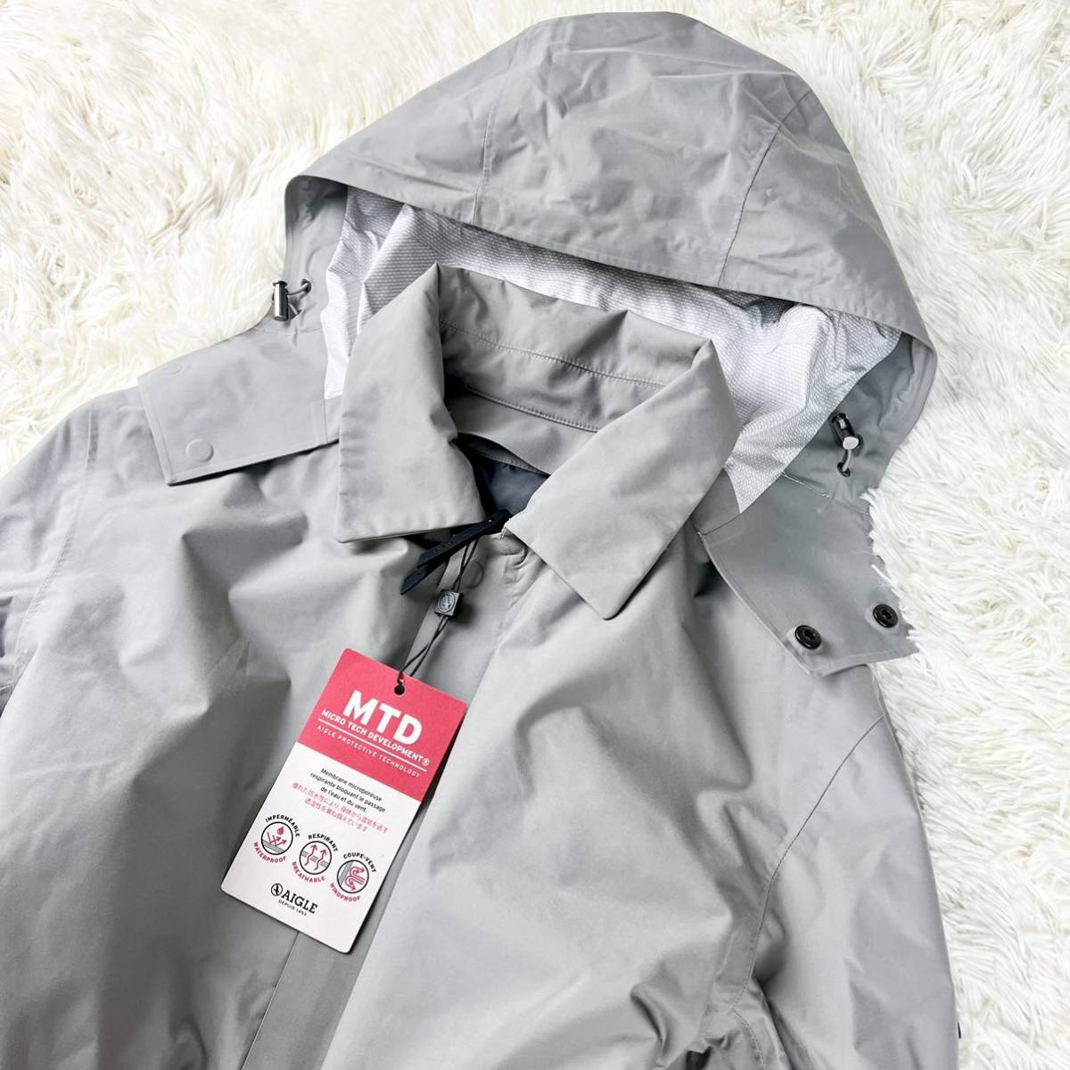 未使用 自宅保管品 エーグル Mサイズ【透湿防水 多機能】AIGLE ステン 