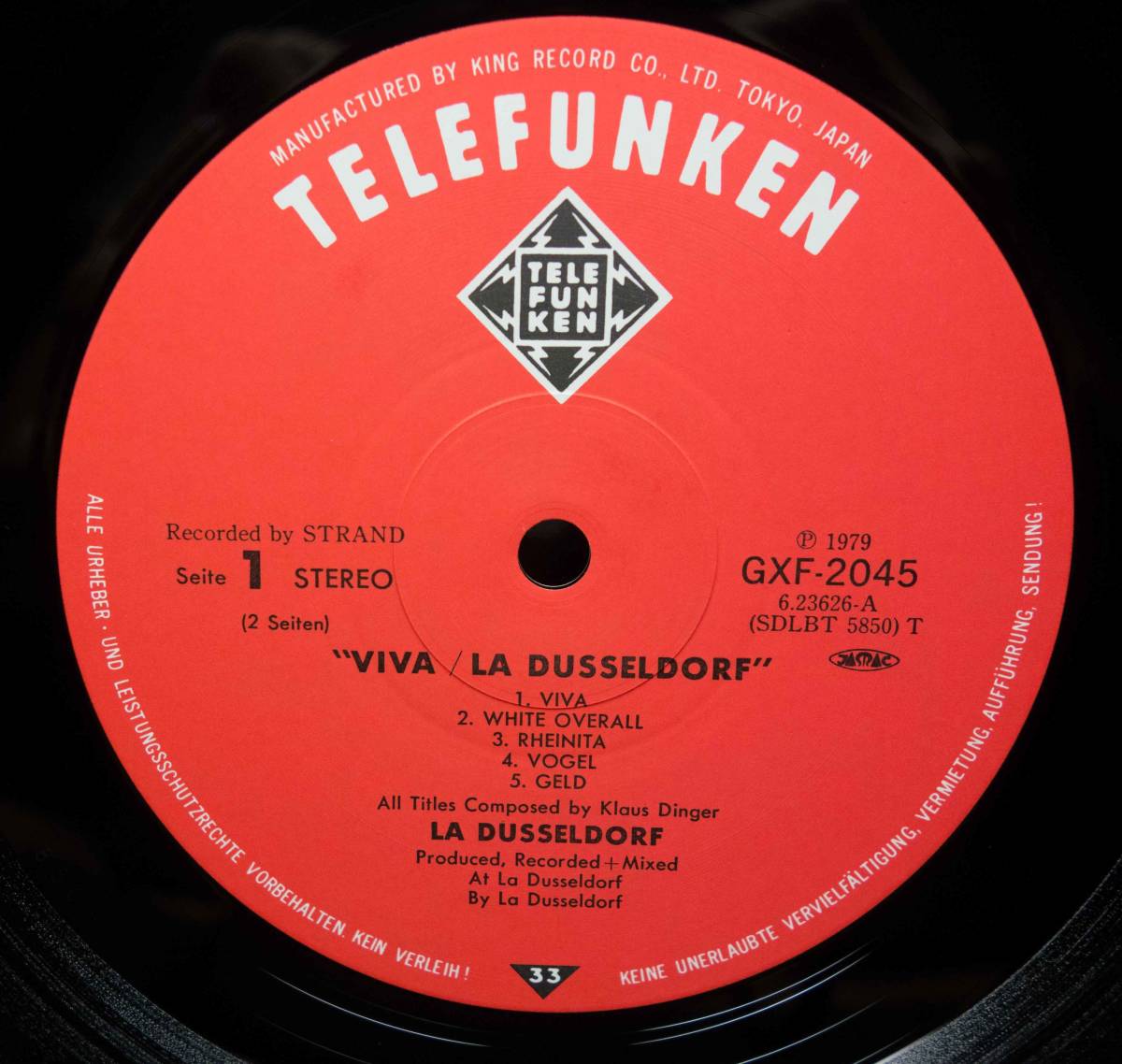 LA DUSSELDORF ラ デュッセルドルフ LP VIVA GXF 2045 の入札履歴