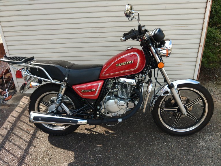 GN125-2F スズキ SUZUKI GN125−2F (レッド) 9872Km 125cc 支払