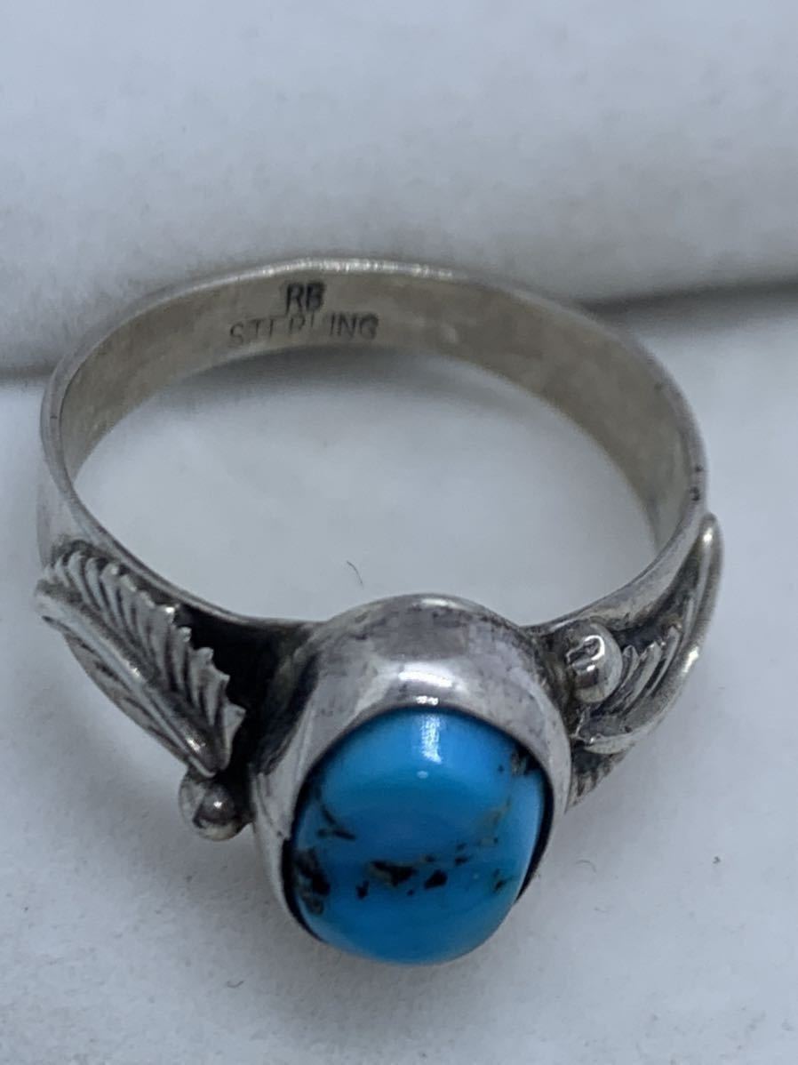 Richard インディアンジュエリー ターコイズ Begay ナバホ STERLING 