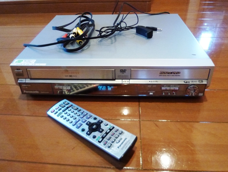 Panasonic DMR-E150V VHS一体型DVDレコーダー VHSからDVDへのダビング