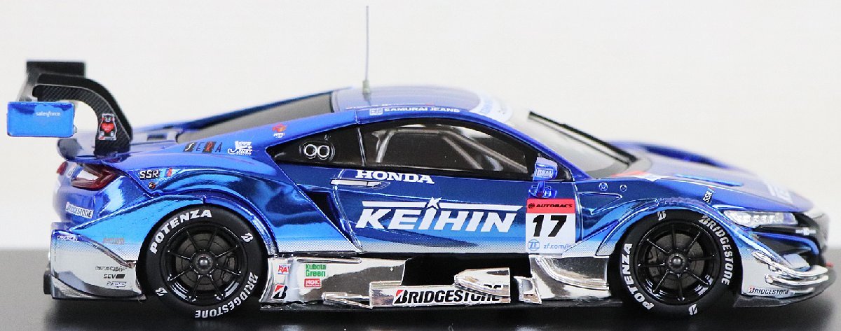 S 品 ミニカー 1/43 EBBRO/エブロ KEIHIN NSX-GT SUPER GT GT500 2018