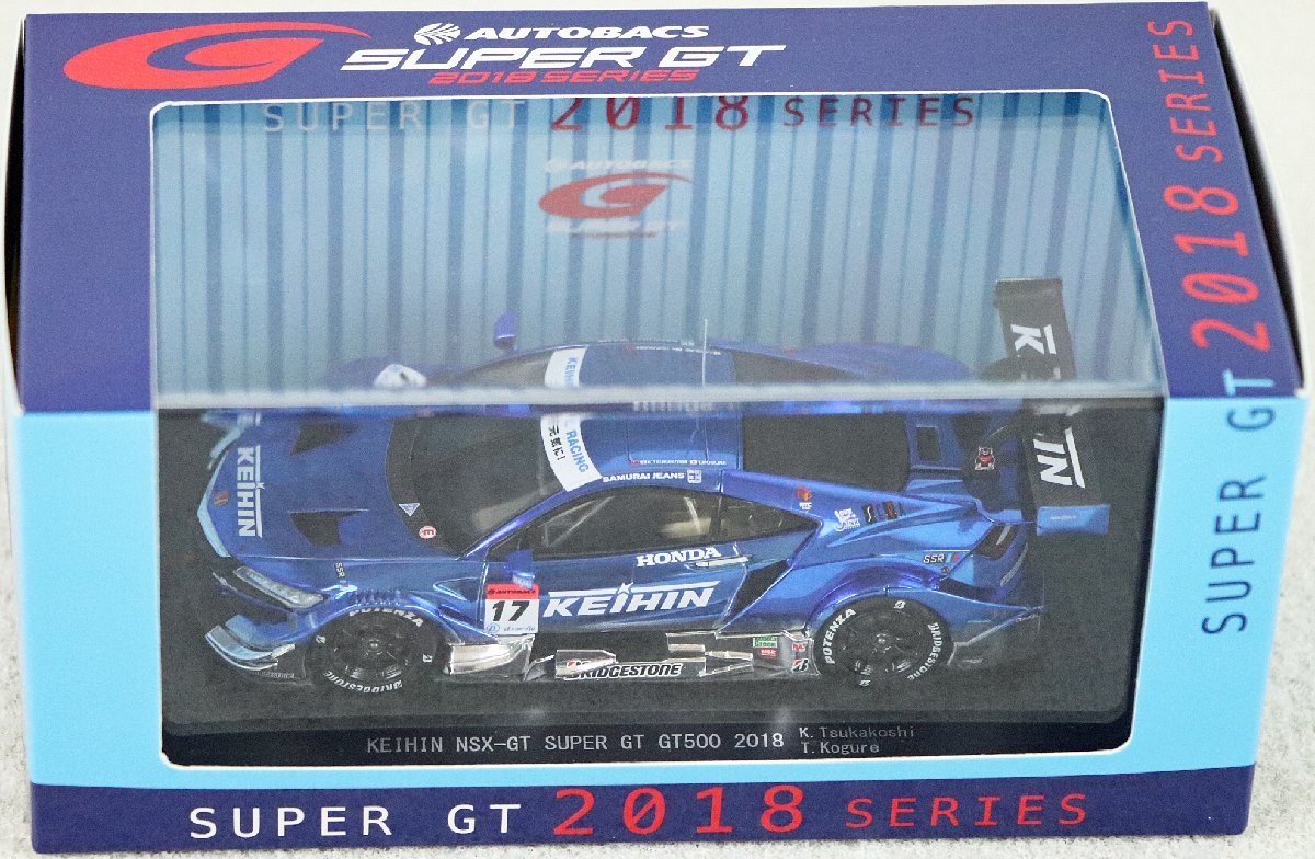 S◇中古品◇ミニカー 1/43 EBBRO/エブロ KEIHIN NSX-GT SUPER GT GT500