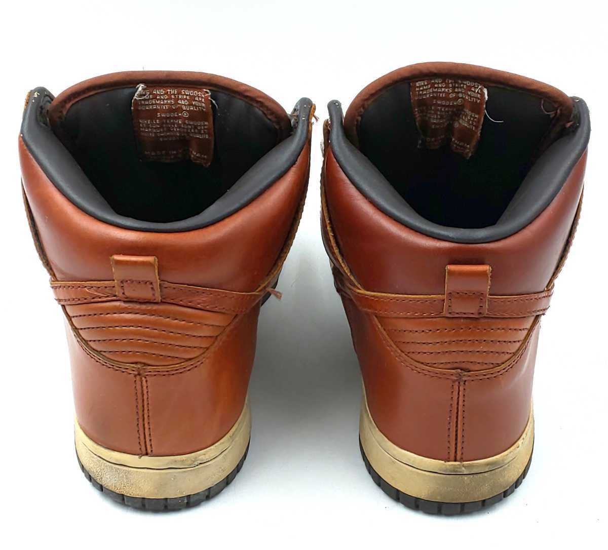☆ナイキ 030608 VP 26.5cm ハイカット スニーカー☆ NIKE ブラウン 