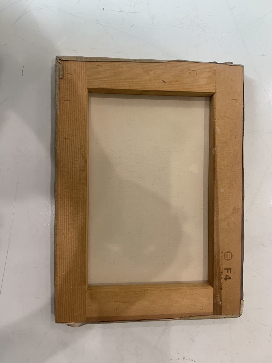 油絵 作者不明 額なし アンティーク インテリア 油彩 長期自宅保管に