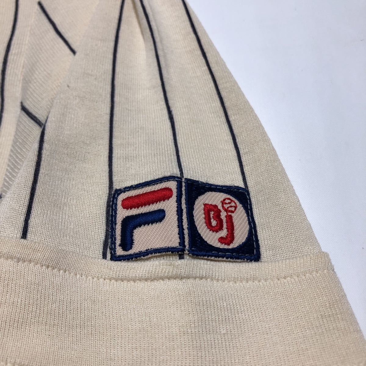 希少 FILA BJ BORG ストライプポロシャツ フィラ イタリア製 激レア 70s FILA BJ BORG ストライプ柄 ポロシャツ 70年代 フィラ