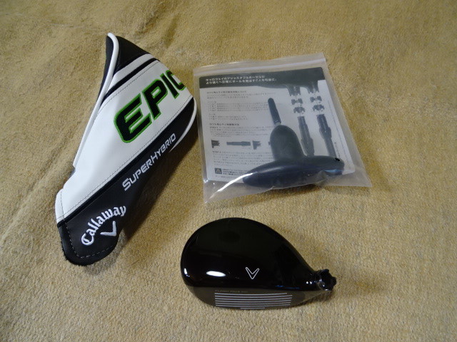 2022 キャロウェイ Callaway エピック スーパー ハイブリッド EPIC SUPER HYBRID 3H 3U 18° ヘッド、カバー、レンチ callaway super hybrid 2022の通販