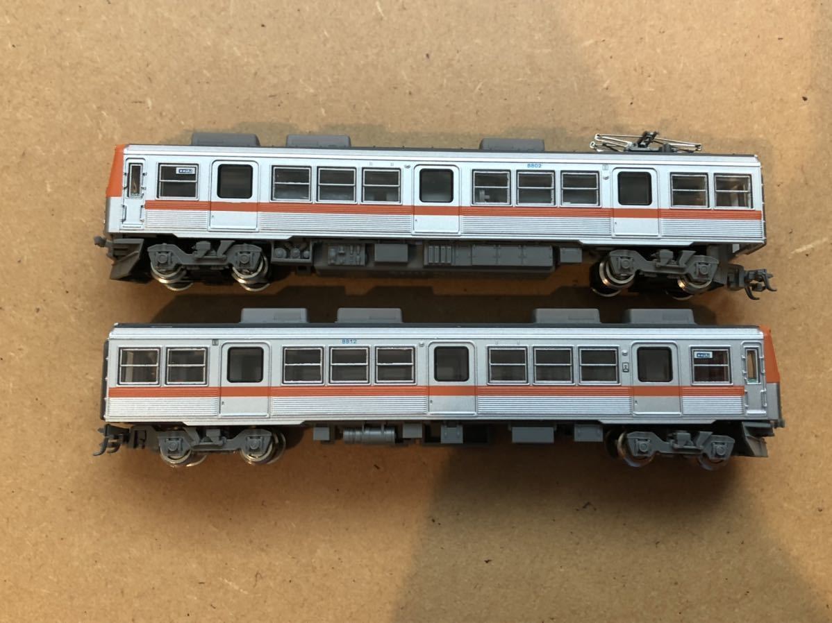 鉄コレ第21弾　北陸鉄道モハ8812 , モハ8802 鉄コレ 第21弾 北陸鉄道 モハ8802+モハ8812 TOMYTEC 鉄道模型 鉄道