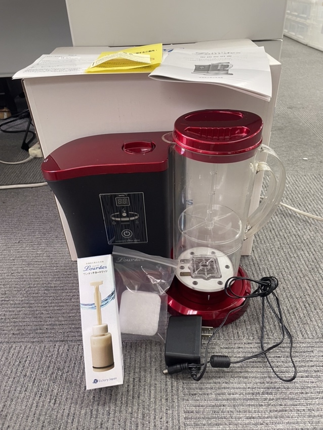 ルルド 高濃度 水素水生成器 HS‐72 レッド 高濃度水素水生成器 Lourdes