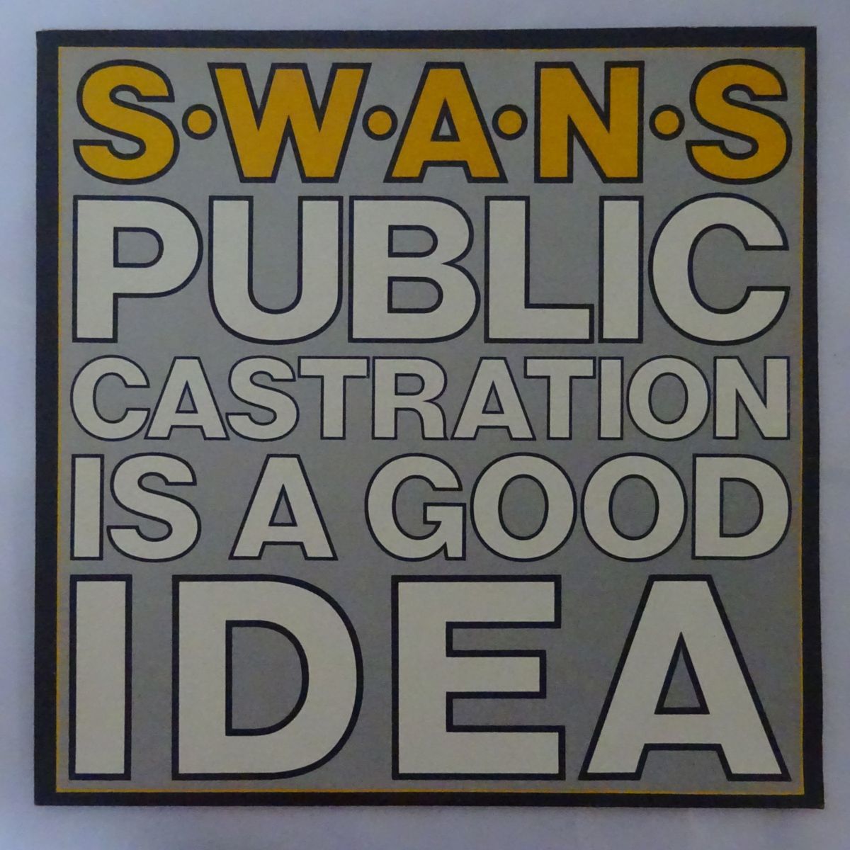 格安，SALE 13067061; UKori/限定ナンバー入り/2LP/ Swans スワンズ / Public Castration Is A Good Idea(その他)｜売買されたオークション情報、yahooの商品情報をアーカイブ公開 - オークファン S