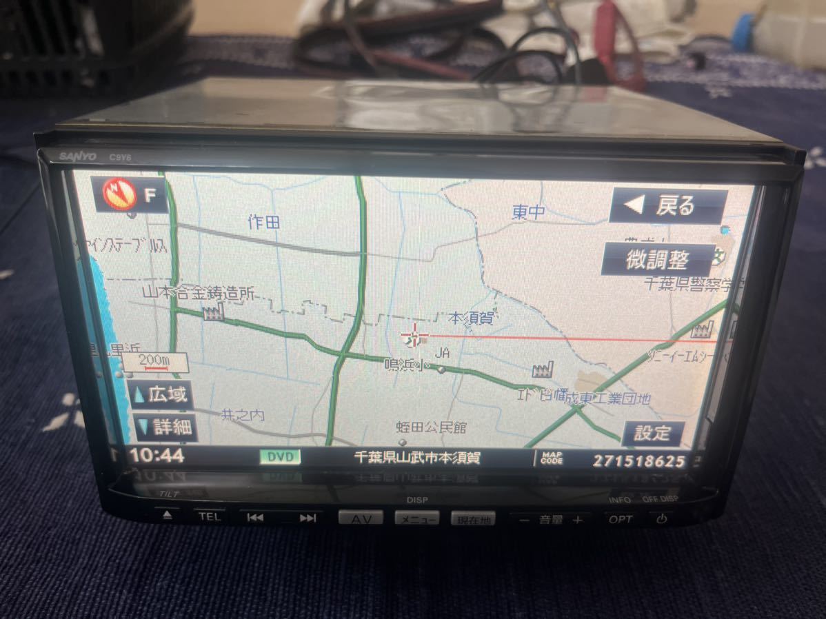 SANYO C9Y6-V6-650/NVA-MS530 メモリー ナビ 地デジ USB Bluetooth DVD