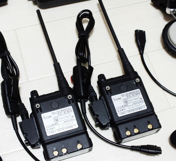 ICOM 同時通話無線機 クレーン 同時通話インカム IC-5010 2台ペア