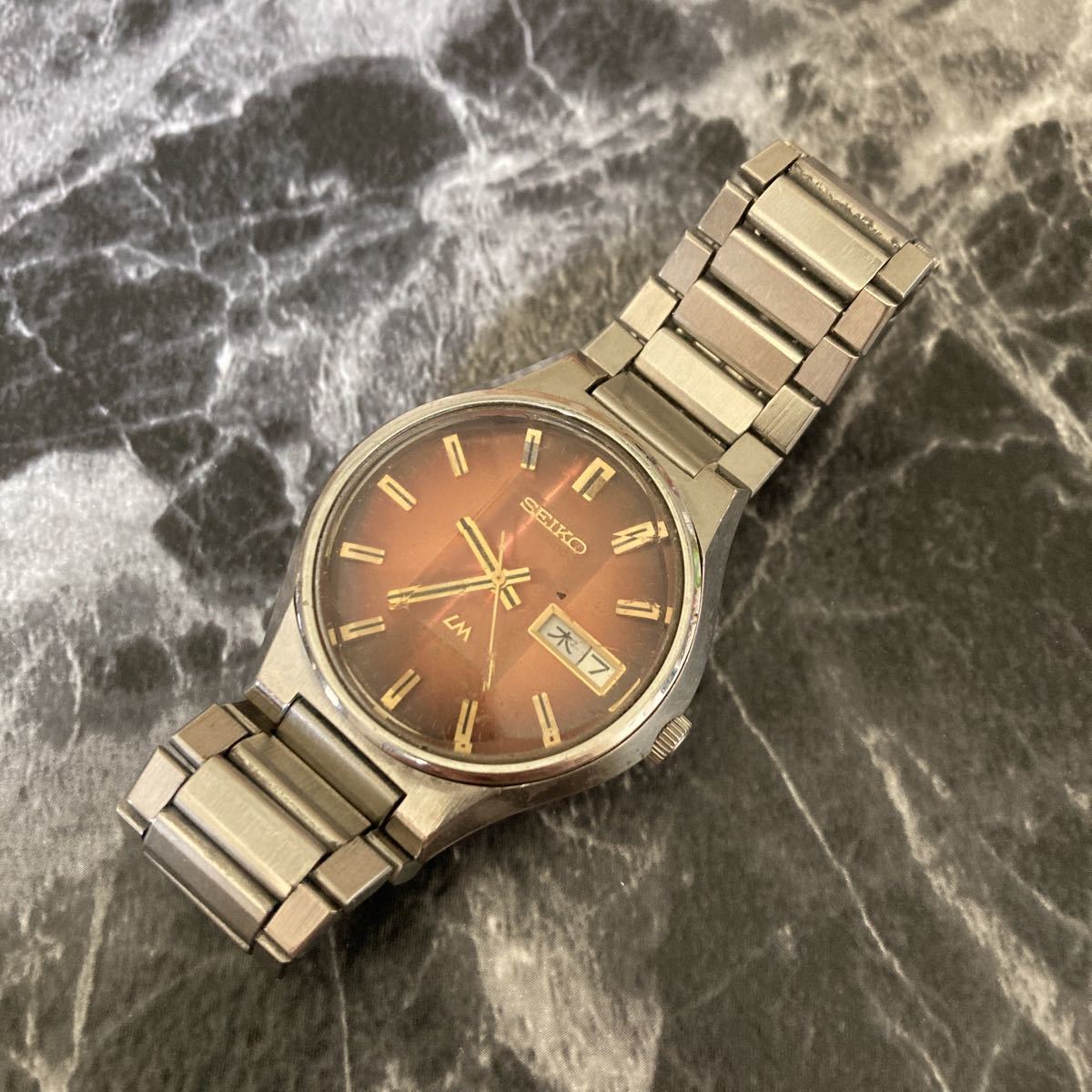 SEIKO LM Special ロードマチック カットガラス 25石【稼働品】 ロードマチック セイコー SEIKO LM | LORD MATIC - 自動巻き