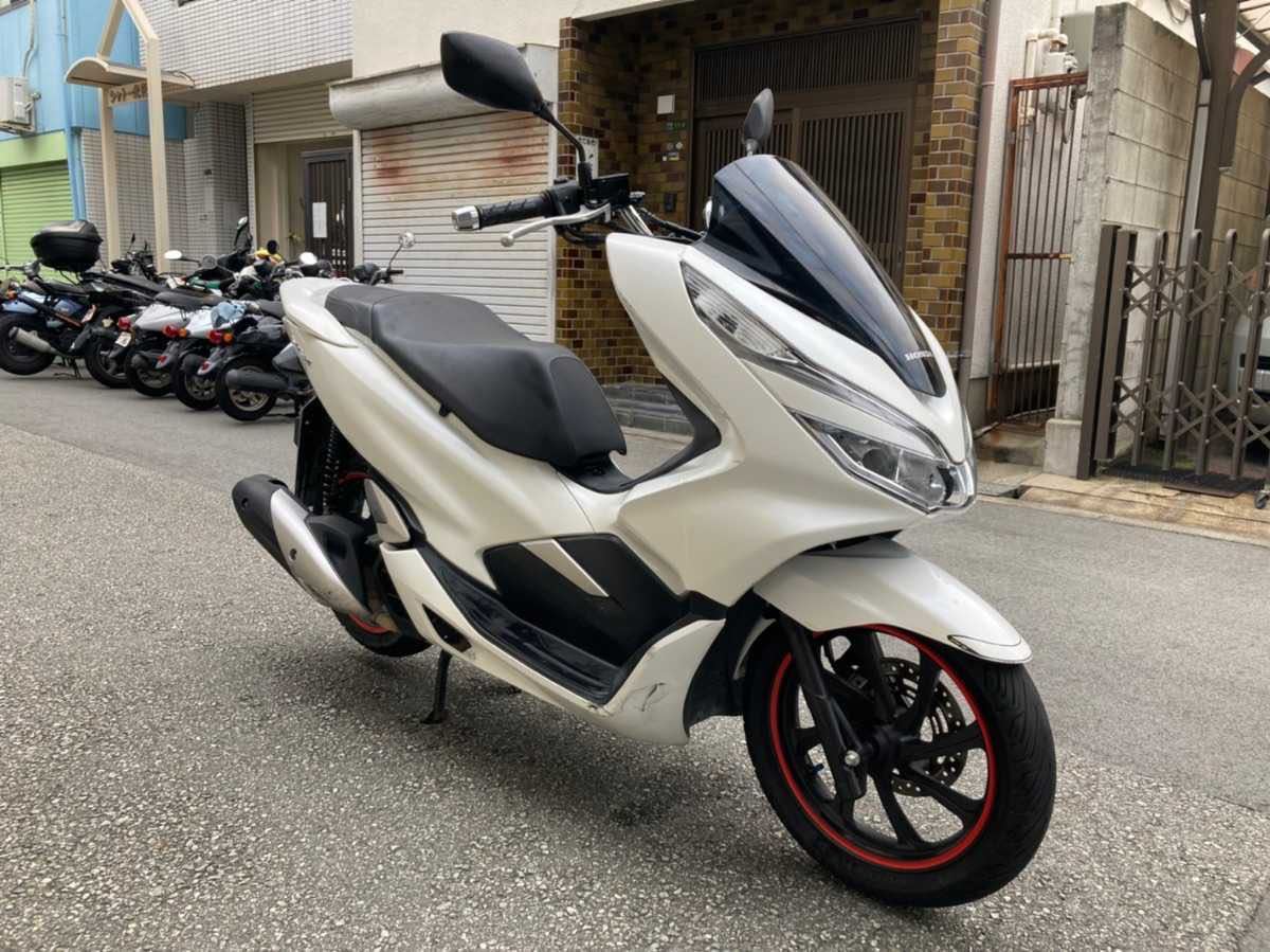 大阪市発☆1円スタート☆1スタ☆PCX125☆JF81☆ホンダ☆スマートキー☆自賠責保険たっぷり☆好調☆全国配送ok☆