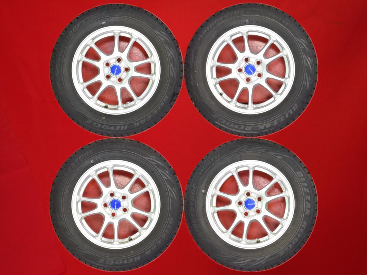 ECO FORME(エコフォルム)SE-10+ブリヂストンブリザックREVOGZ[195/65R15]7.5/7分山★プリウスなどに！stwt15