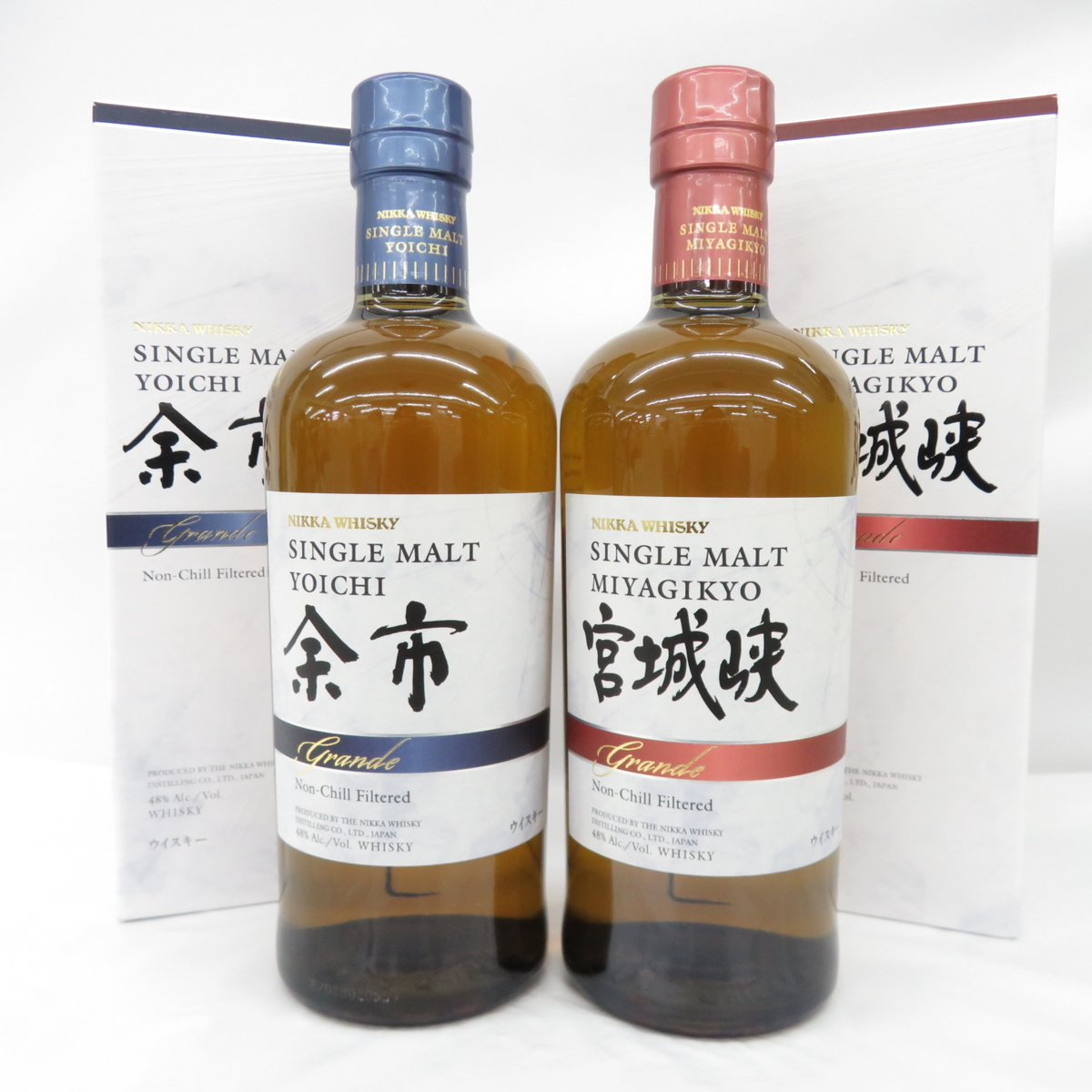 通販値段 【未開栓】NIKKA ニッカ シングルモルト 余市・宮城峡
