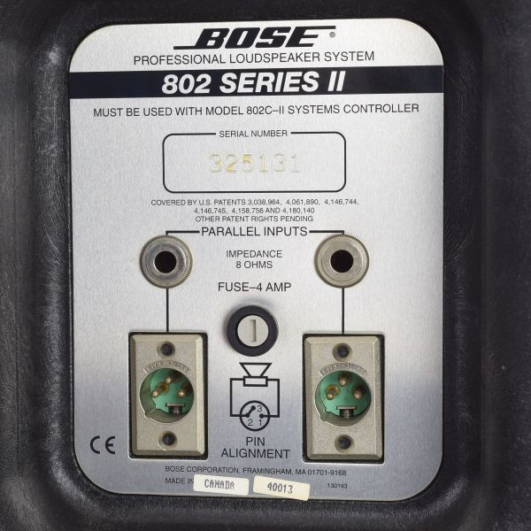 2108】BOSE ボーズ プロフェッショナル ラウドスピーカーシステム 802